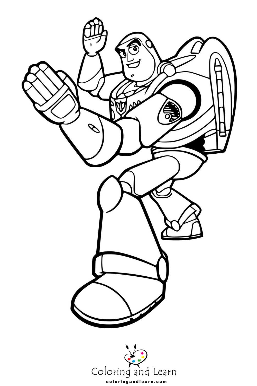 Buzz lightyear coloring pages