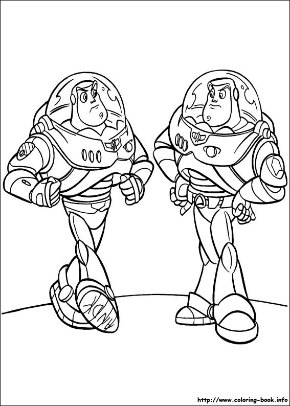 Toy story coloring picture