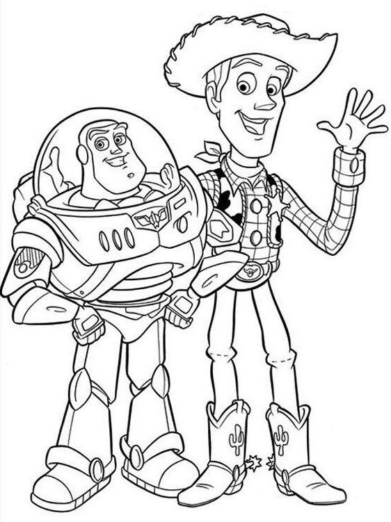 Buzz lightyear coloring pages printable for free download