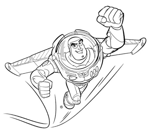 Buzz lightyear coloring pages printable for free download