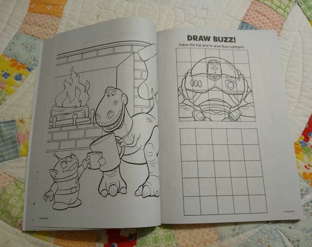 Disney toy story christmas jumbo coloring activity book with tearshare pages