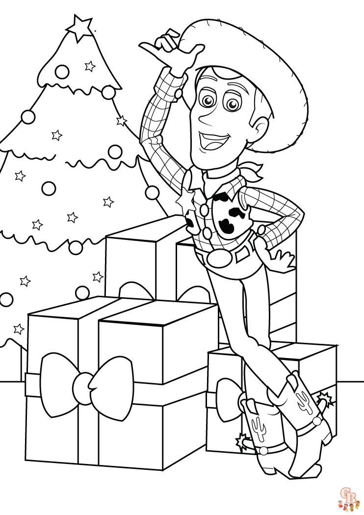 Disney christmas coloring pages free printable for kids
