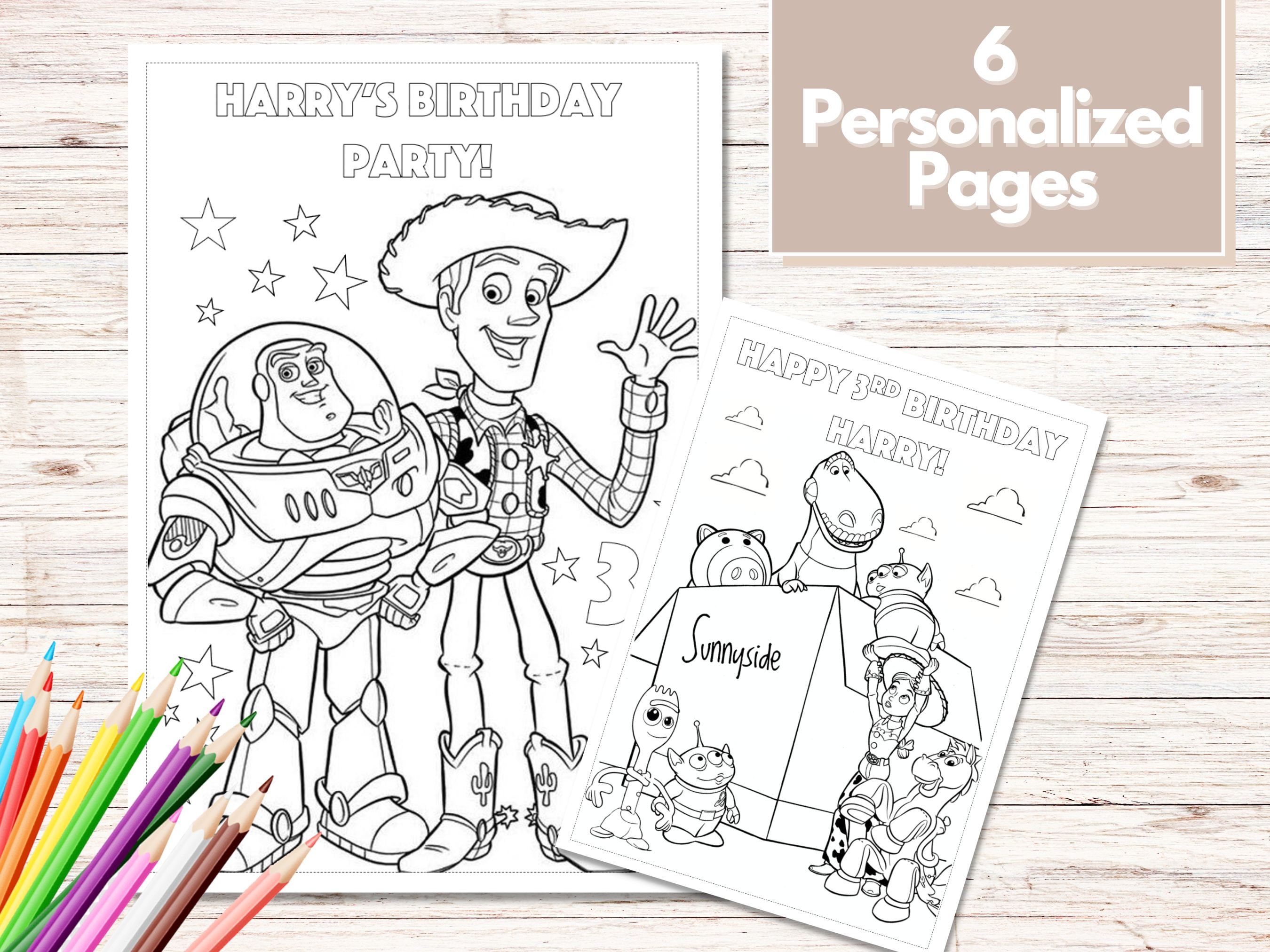 Toy story coloring pages toy story party favors toy story birthday party favor toy story coloring book toy story activities