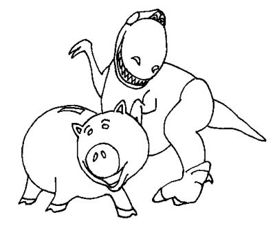 Updated toy story coloring pages