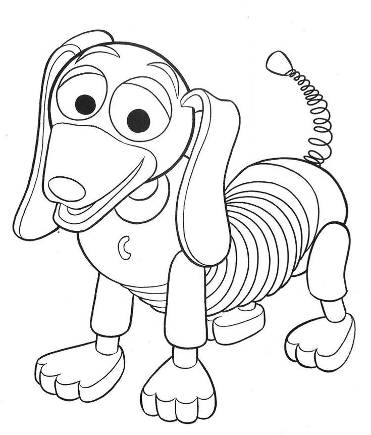 Toystory black and white clipart