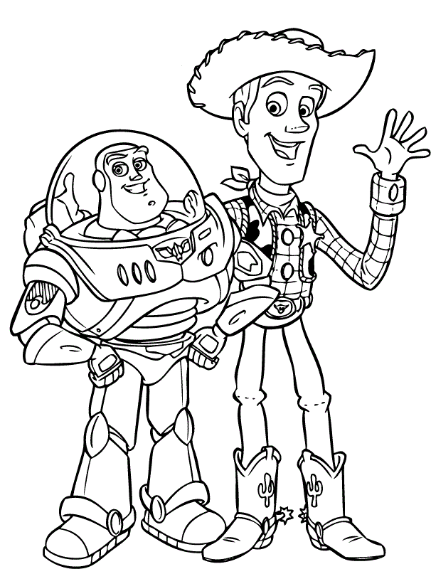 Free printable toy story coloring pages for kids