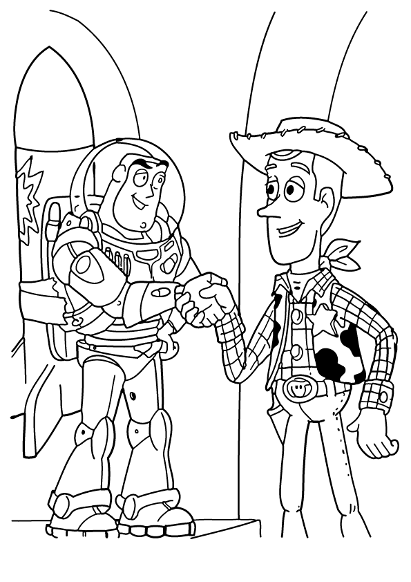 Free printable toy story coloring pages for kids