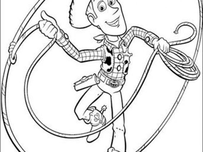 Free easy to print toy story coloring pages