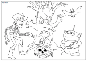 Free printable toy story coloring pages for kids