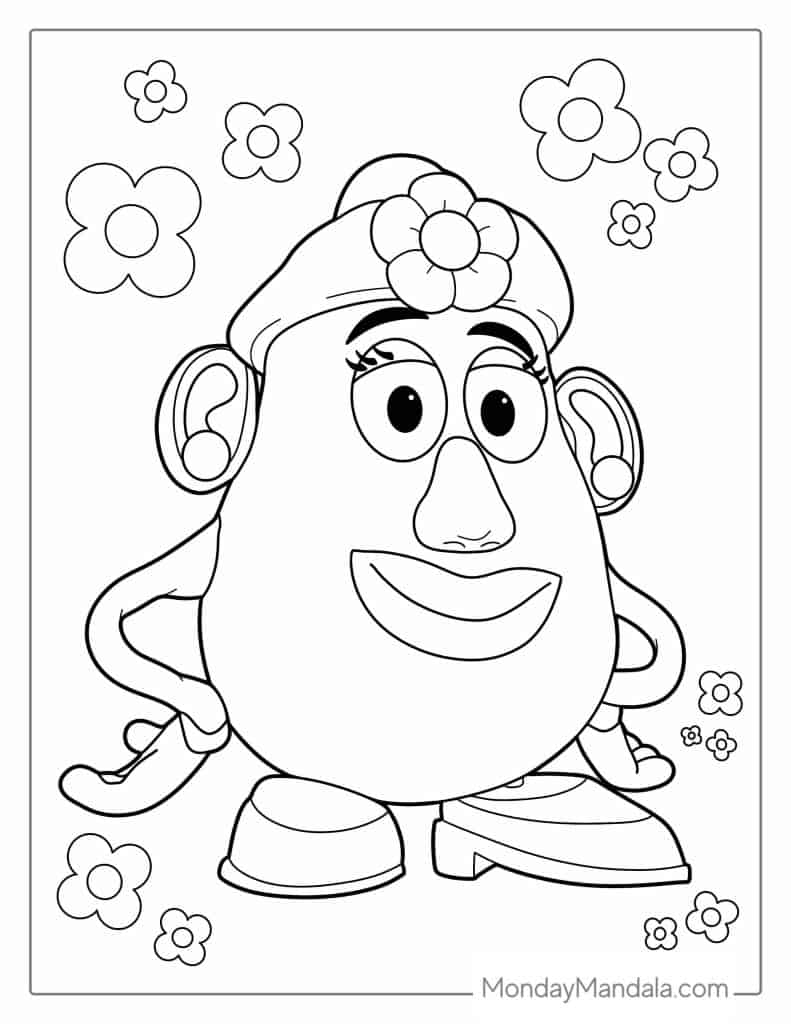 Toy story coloring pages free pdf printables