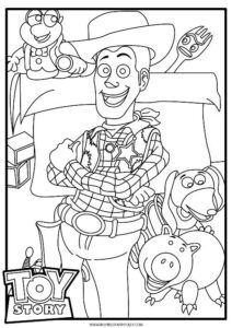 Free toy story coloring pages disney inspired