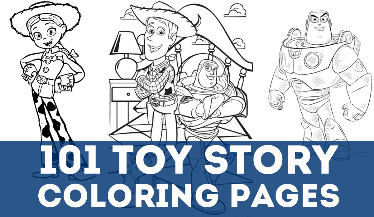 Updated toy story coloring pages