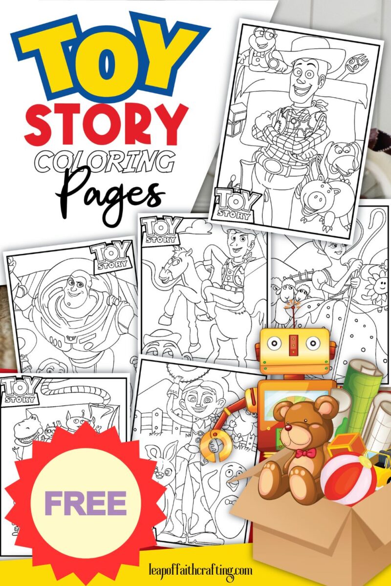 Free toy story coloring pages disney inspired