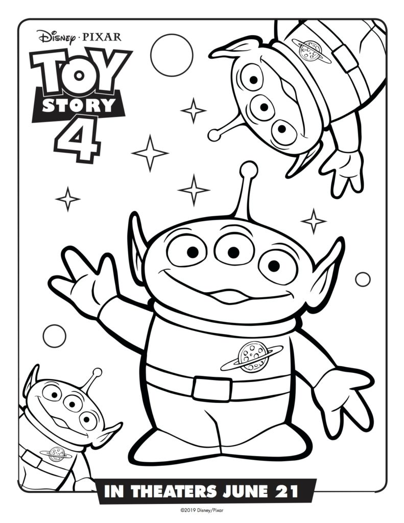 Toy story activities and coloring pages simply sweet days