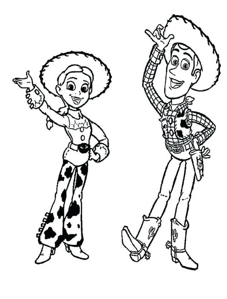 Printable toy story coloring pages pdf for children