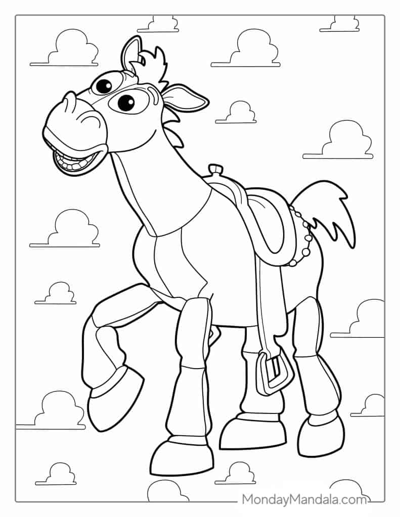 Toy story coloring pages free pdf printables