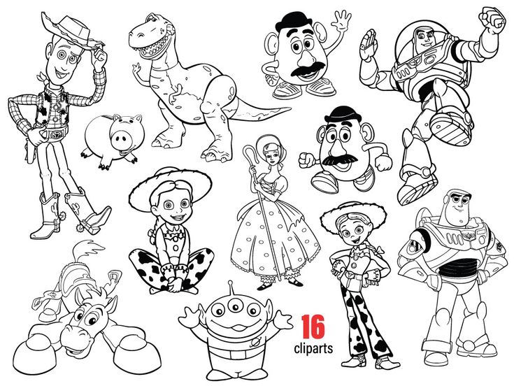 Toy story outline svg png files download toy story tattoo coloring pages tattoos with kids names