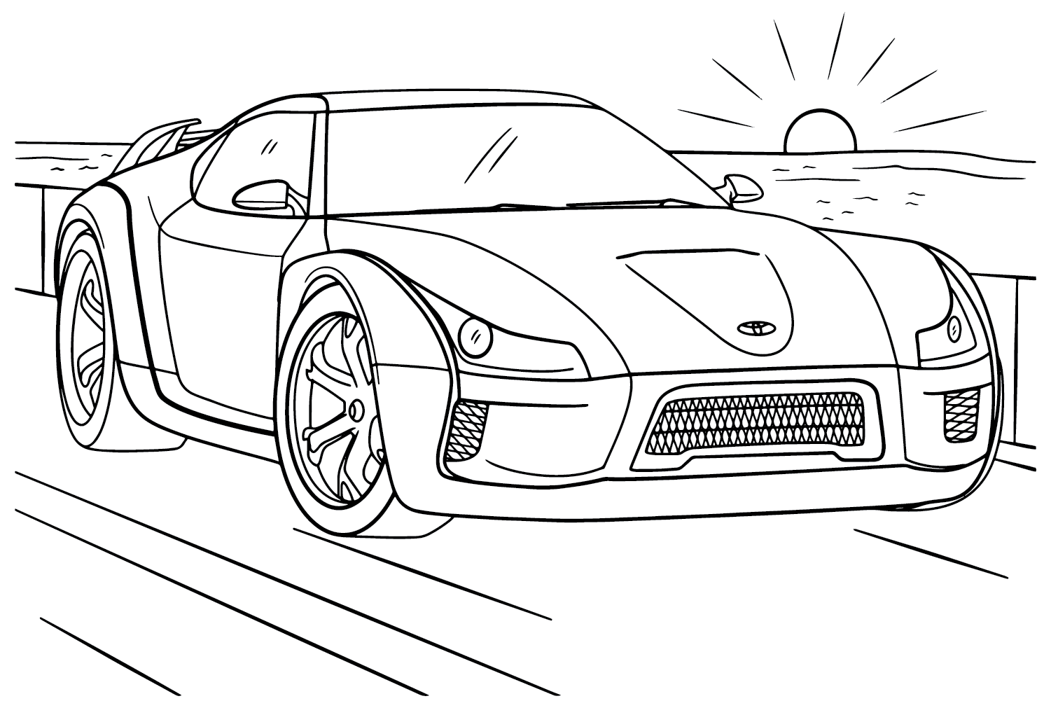 Toyota supra to color