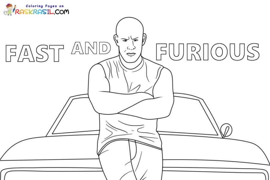 Fast and furious coloring pages printable for free download