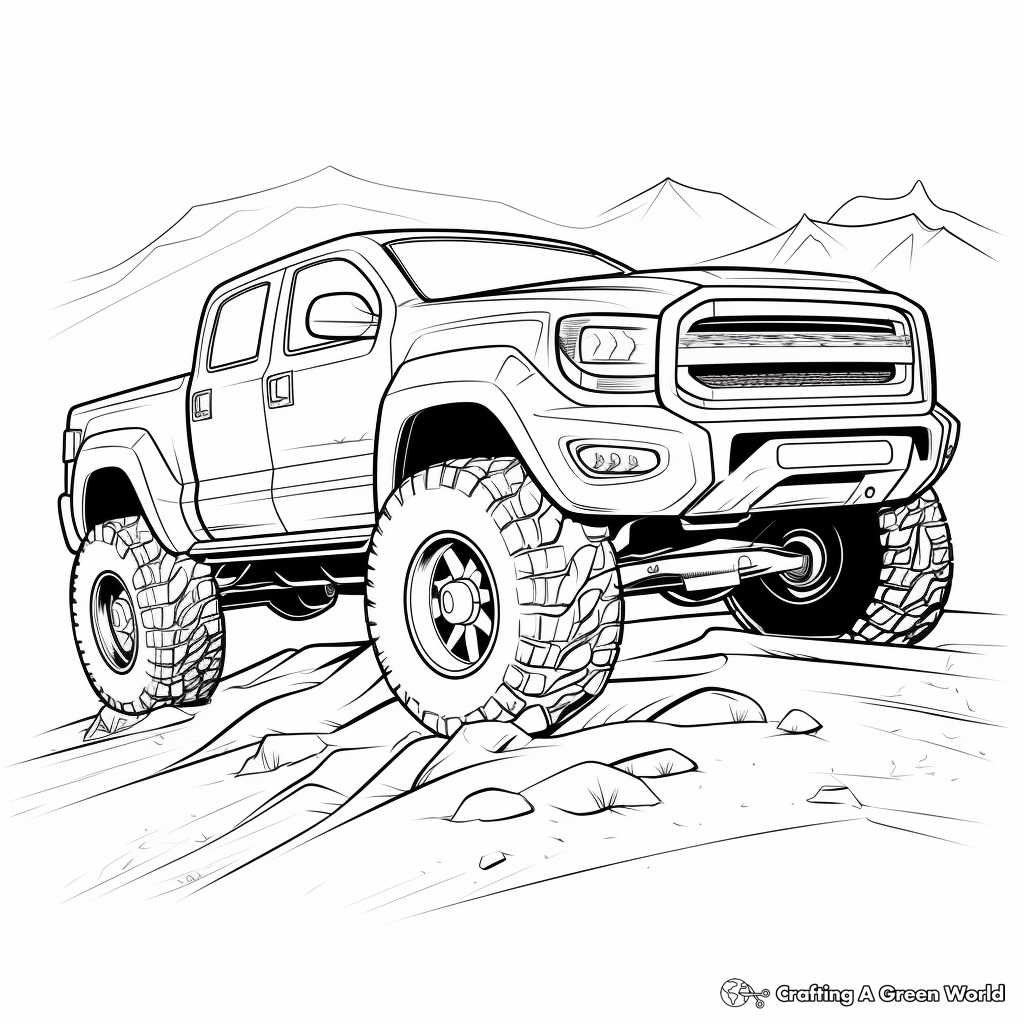 Cars and trucks coloring pages