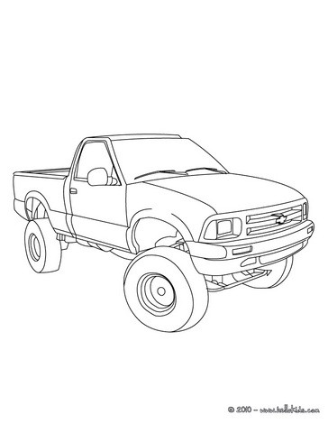 Pickup coloring pages
