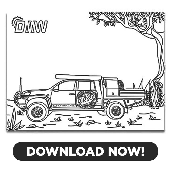 Free kids dmw green series colouring in image