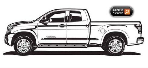 Toyota tundra truck automotive illustration tundra truck black and white illustration