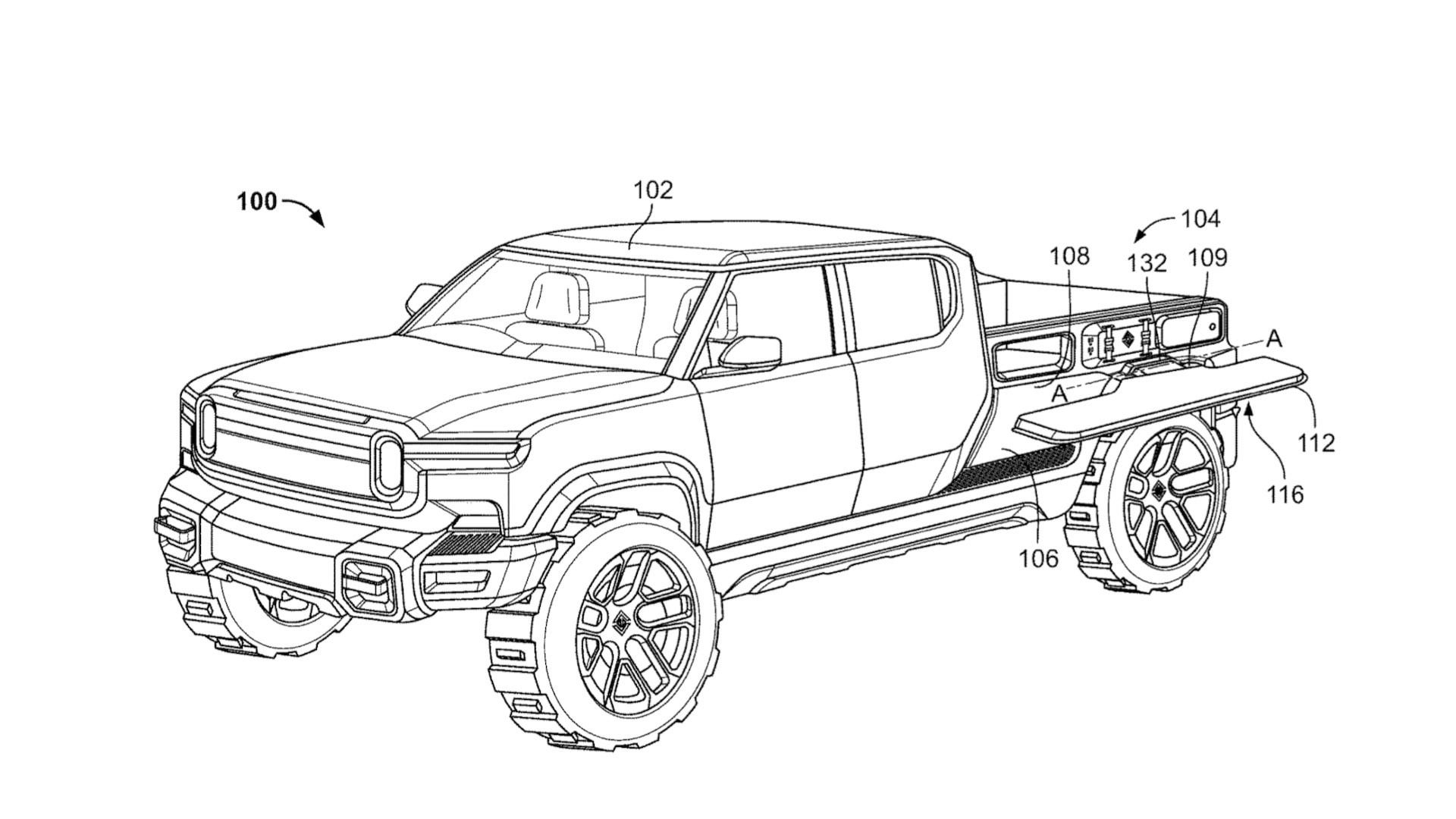 Rivian patents ram box