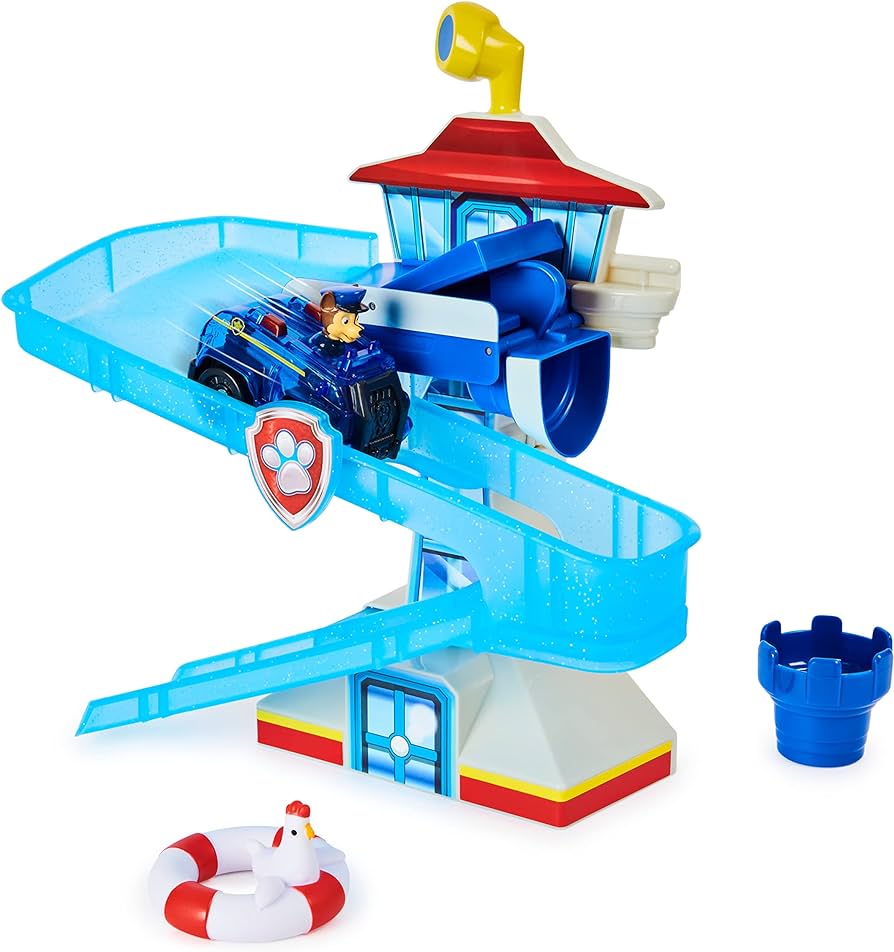 Paw patrol adventure bay bath playset with light