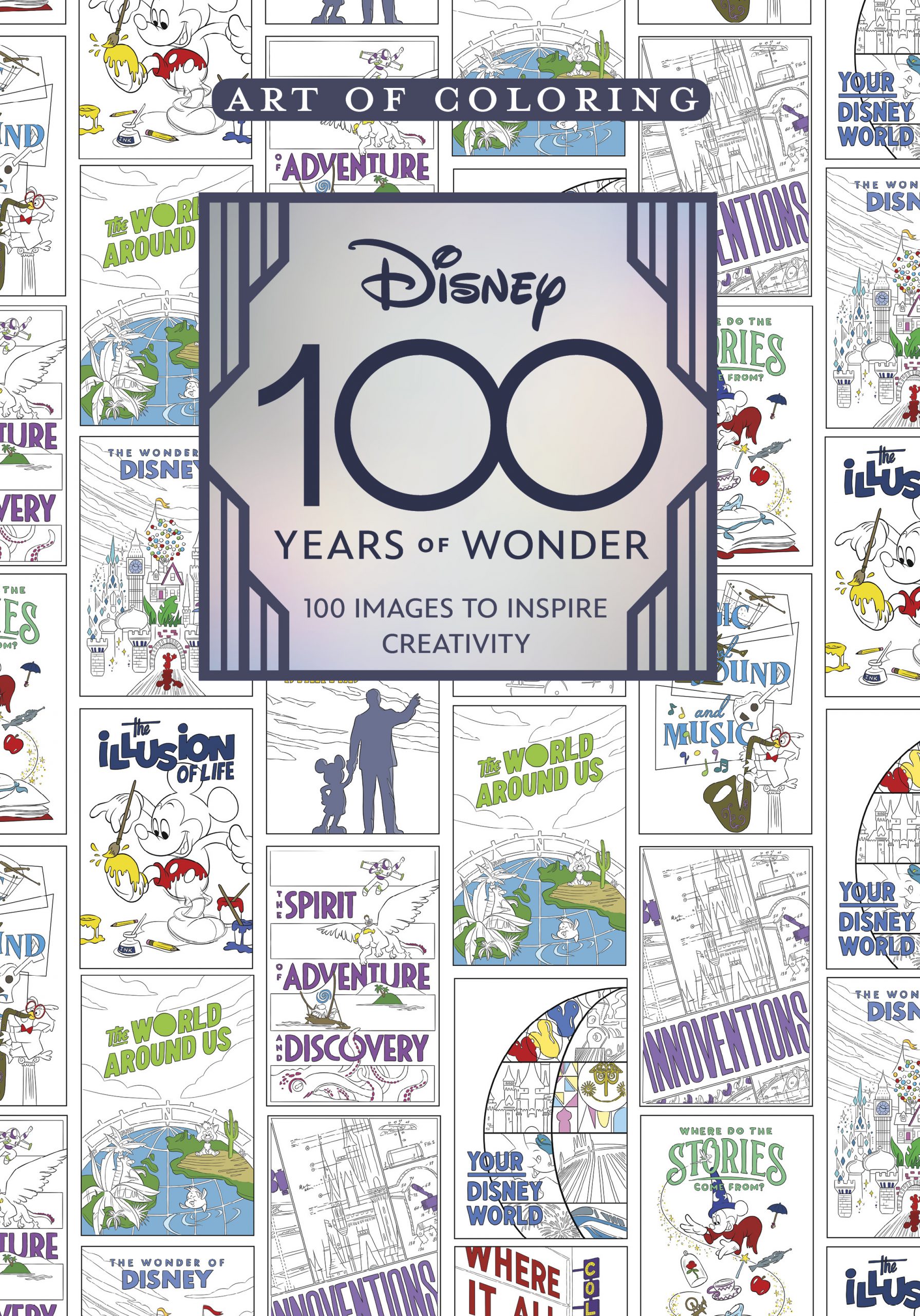 Art of coloring years of wonder images to inspire creativity by staff of the walt archives