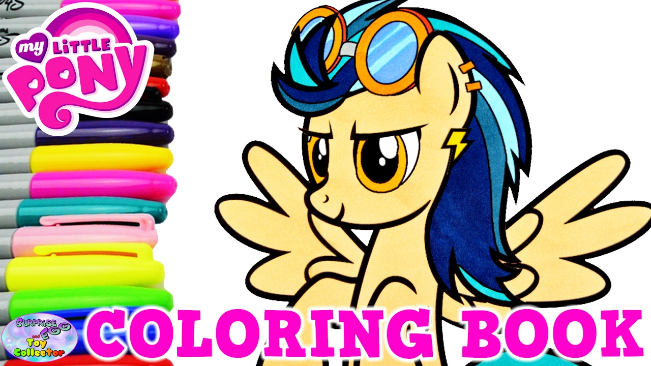 My little pony coloring book indigo zap shadowbolts mlp episode surprise egg and toy collector setc