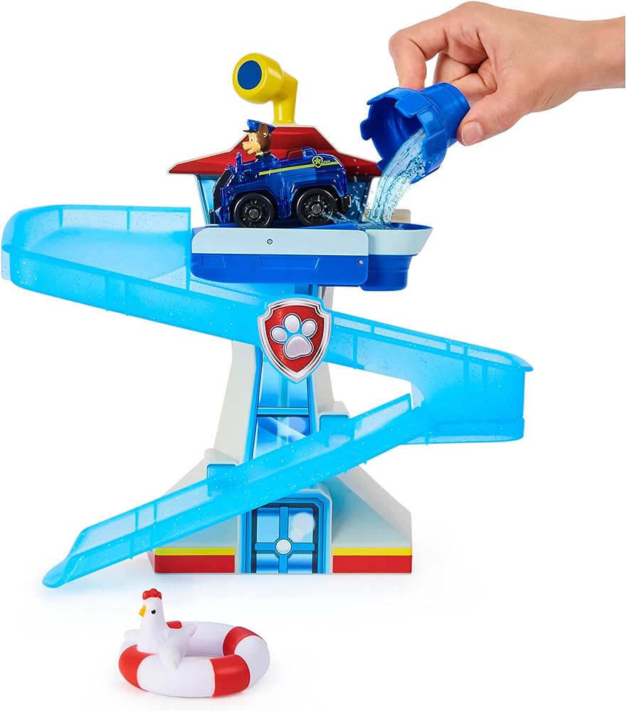 Paw patrol adventure bay bath playset with light