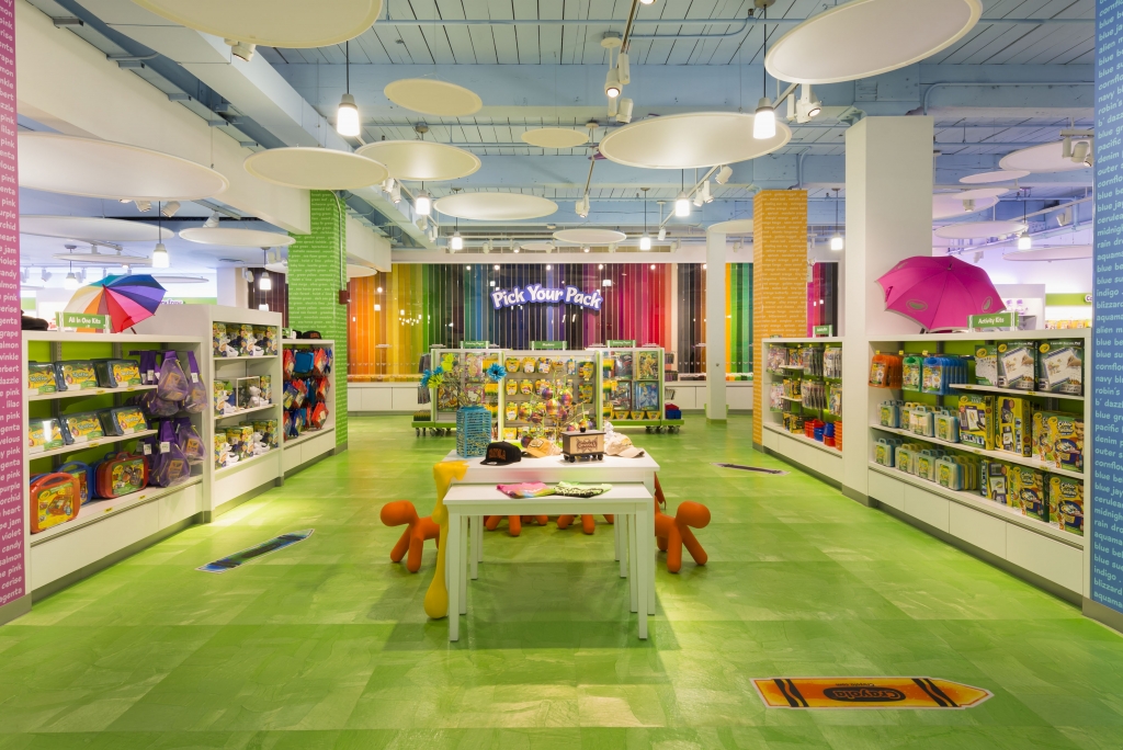 Coloring book â visual merchandising and store design