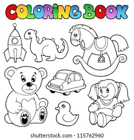 Doll coloring book royalty