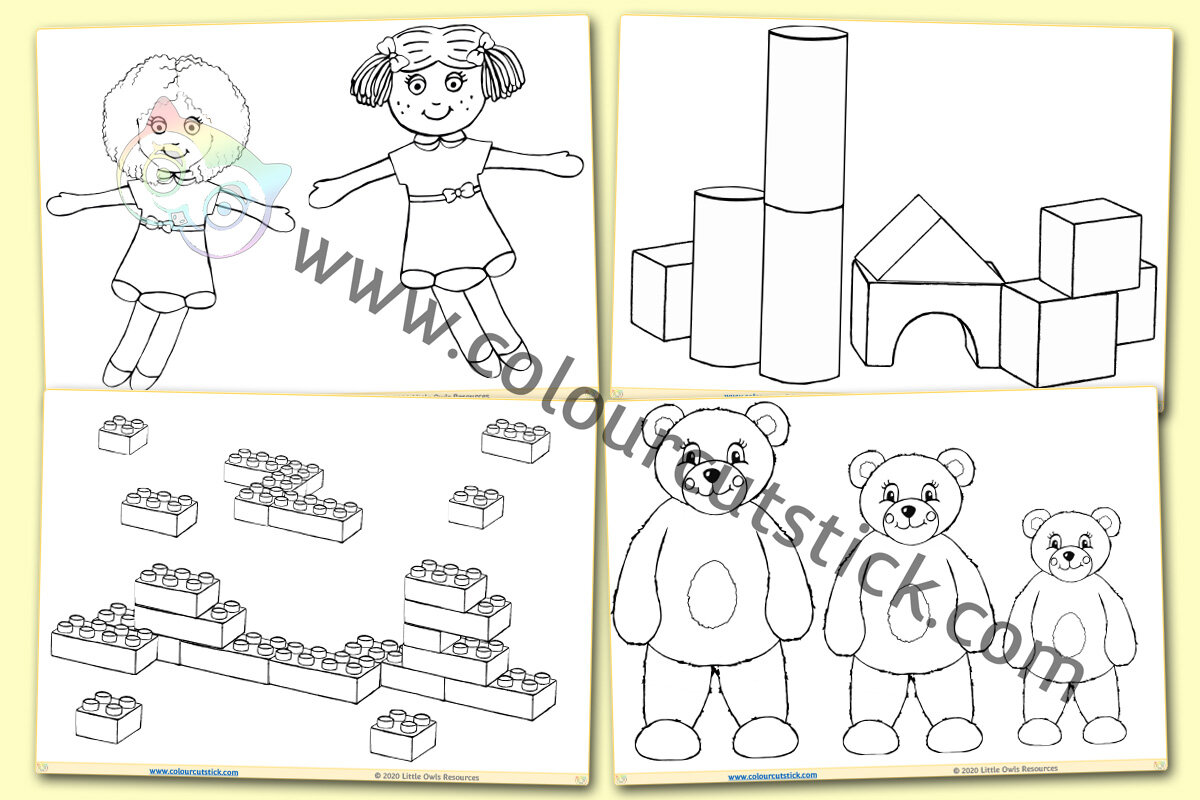 Free toys colouringcoloring pack