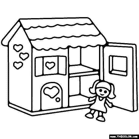 Toys online coloring pages