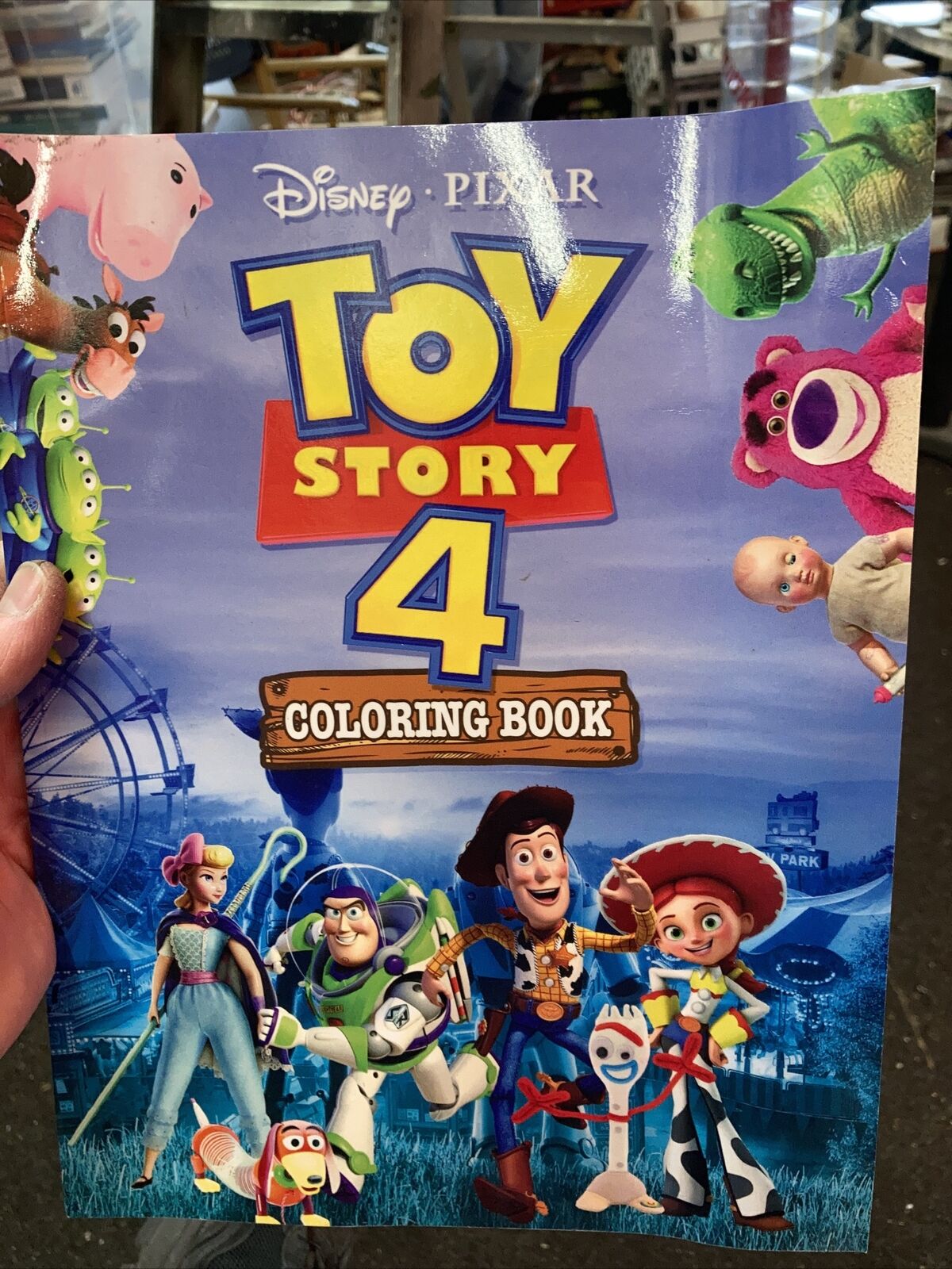 Disney pixar toy story coloring book