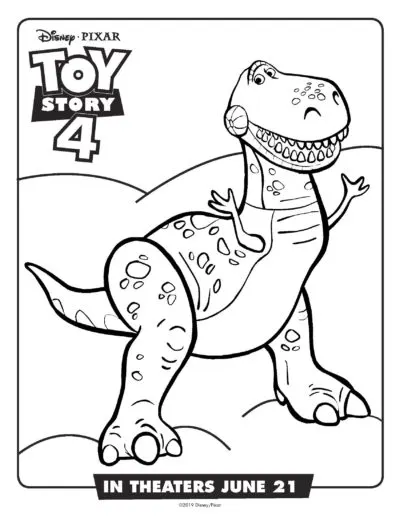 Free printable toy story coloring pages activity sheets