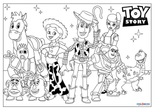 Free printable toy story coloring pages for kids