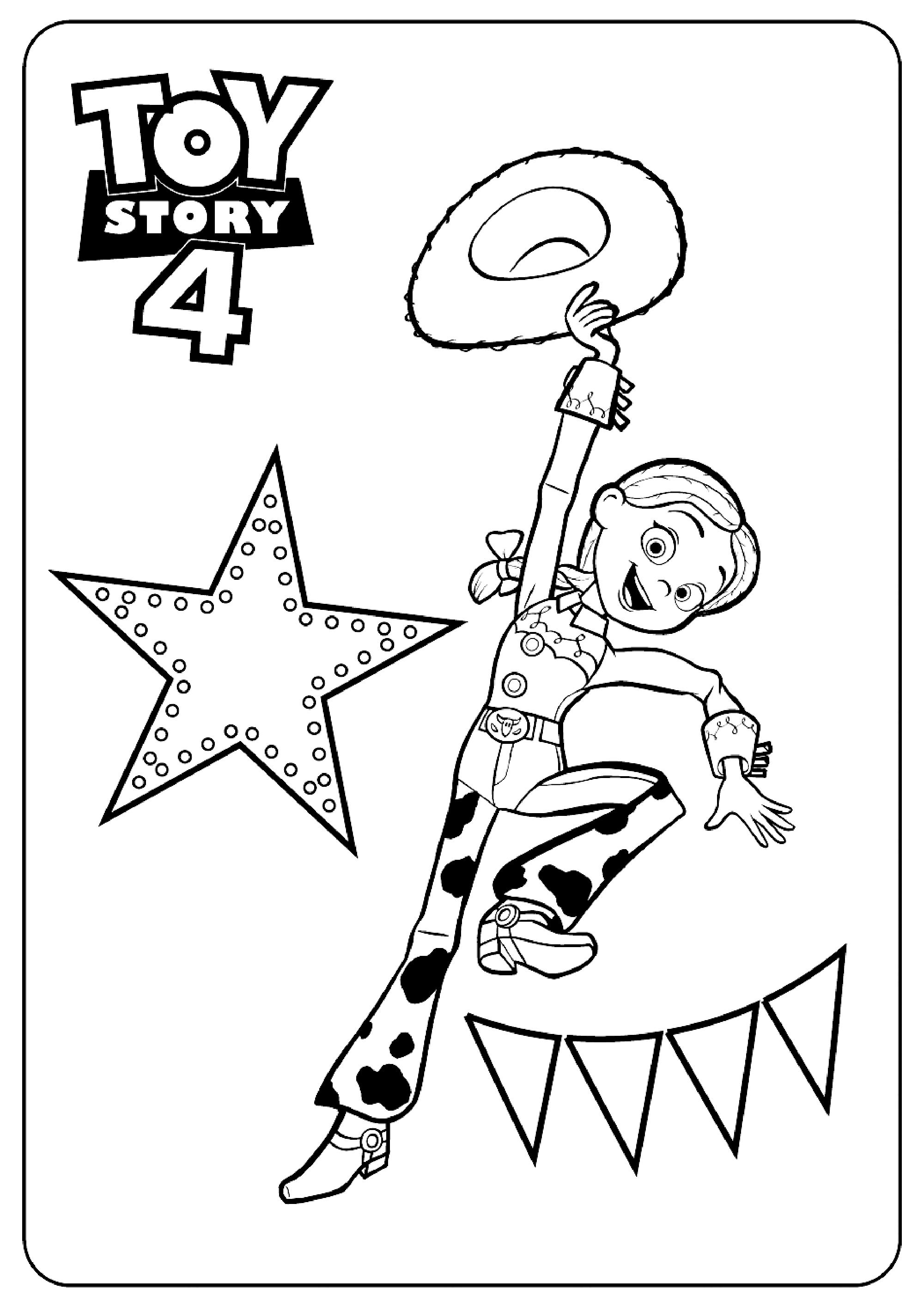 Jessie toy story coloring pages free to download