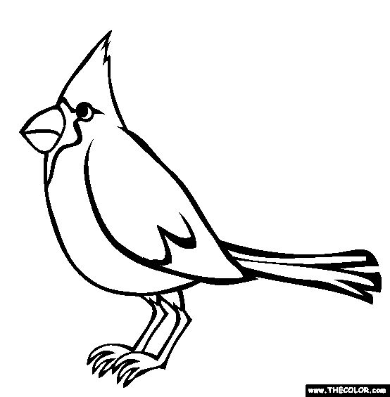 Bird online coloring pages