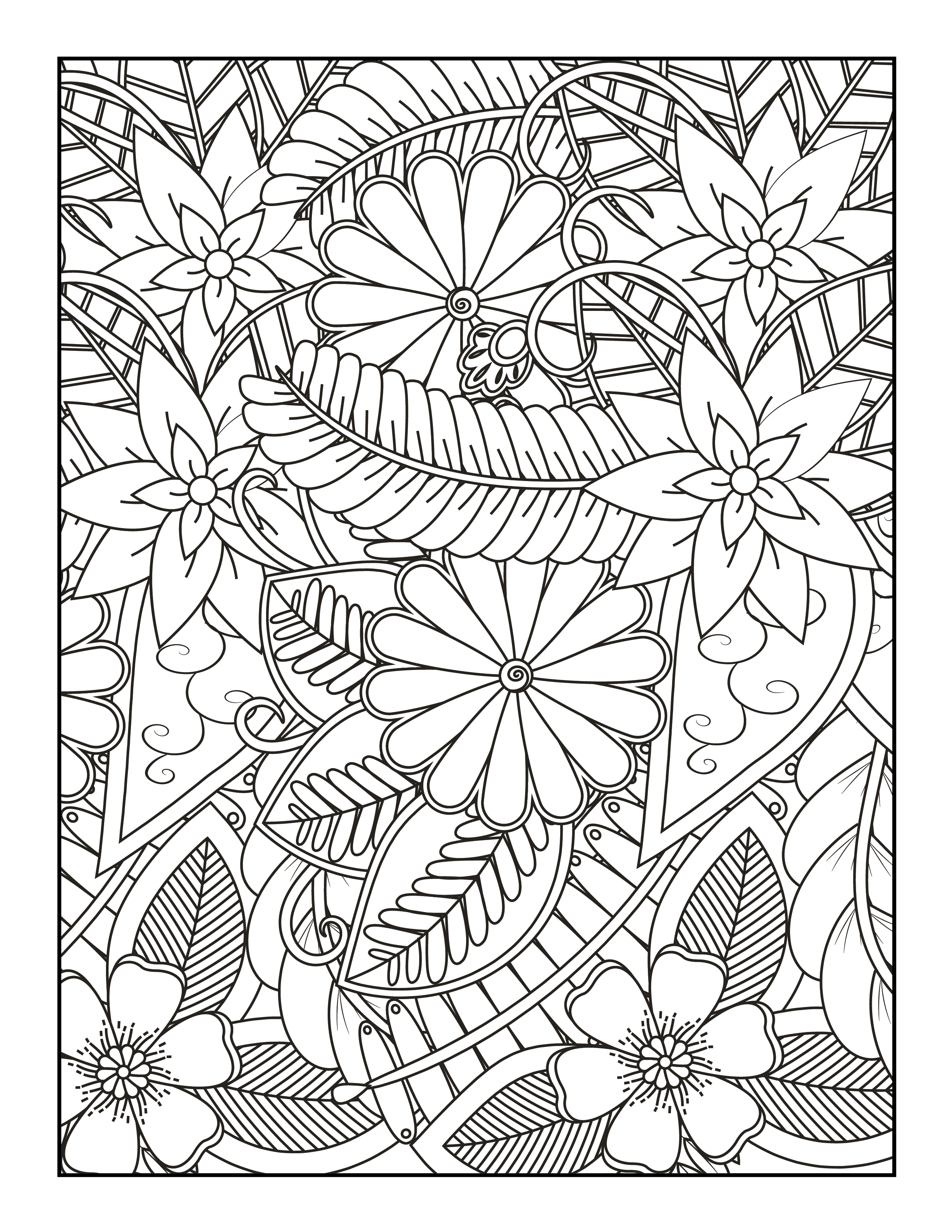 Find inner peace with zentangle coloring pages stress less and color more made by teachers