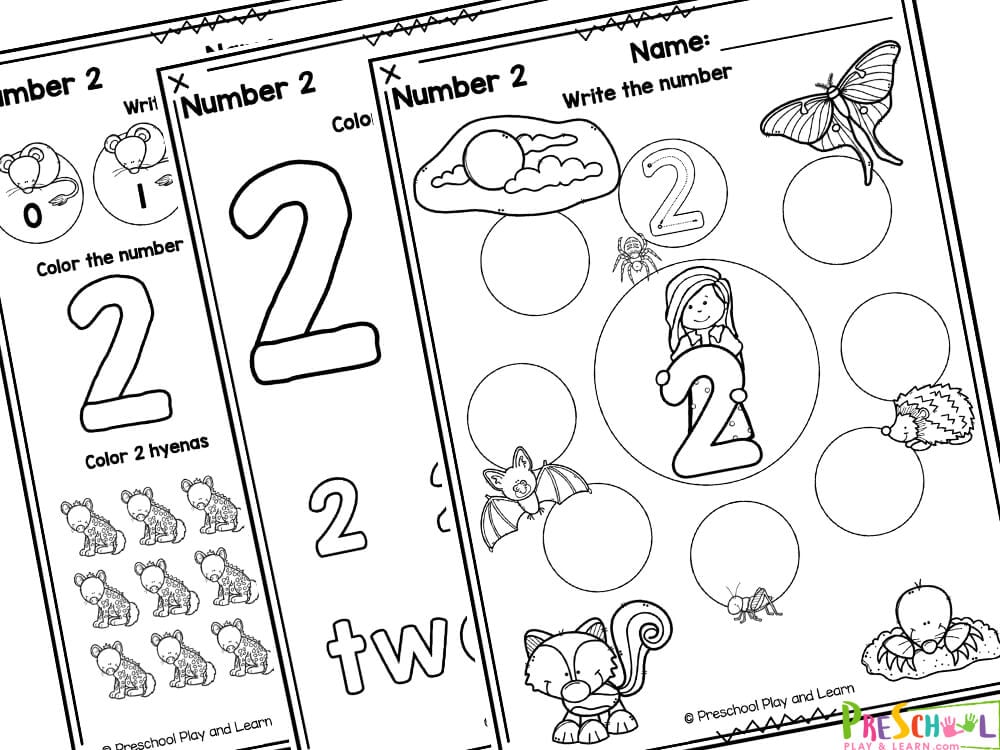 Free printable number worksheets