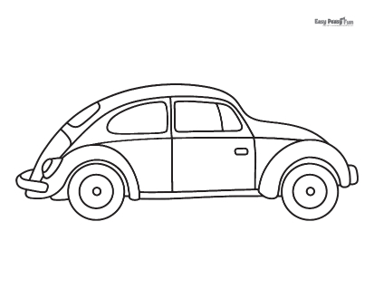 Car coloring pages