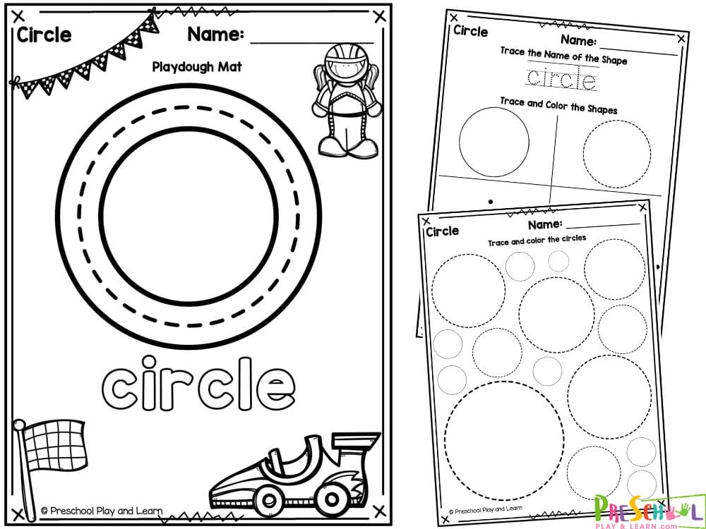 Ð free printable circle tracing shape worksheets for preschool