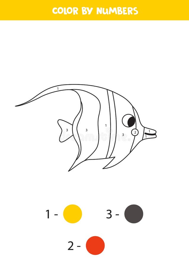 Fish color numbers kids stock illustrations â fish color numbers kids stock illustrations vectors clipart