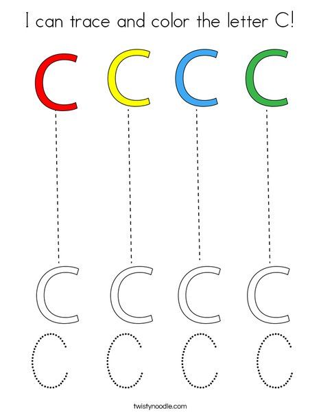 I can trace and color the letter c coloring page lettering letter c coloring pages letter c crafts