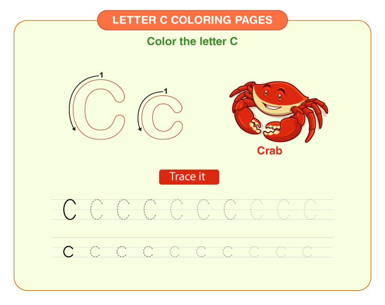 Letter c coloring pages download free printables for kids