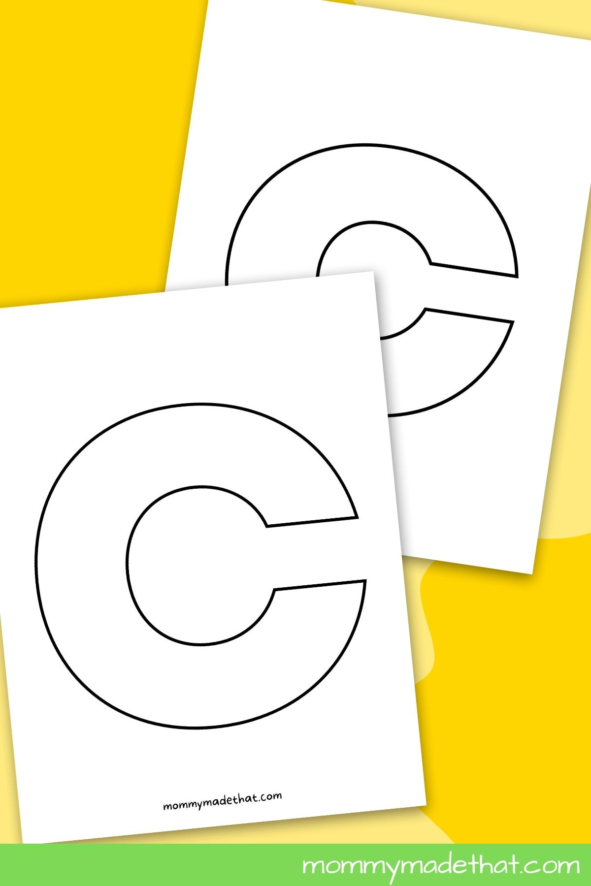Printable letter c grab the free templates