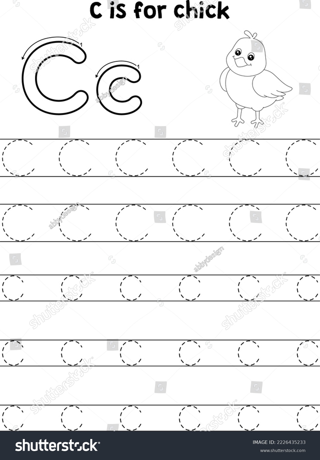 Trace letter c images stock photos d objects vectors